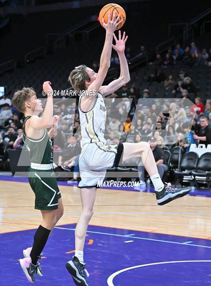 Thumbnail 2 in Arete Prep vs. Benjamin Franklin (Hoopin' It Up At The Arena) photogallery.