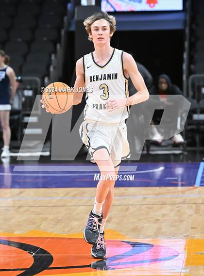 Thumbnail 3 in Arete Prep vs. Benjamin Franklin (Hoopin' It Up At The Arena) photogallery.
