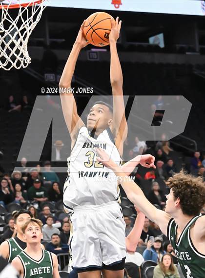 Thumbnail 1 in Arete Prep vs. Benjamin Franklin (Hoopin' It Up At The Arena) photogallery.