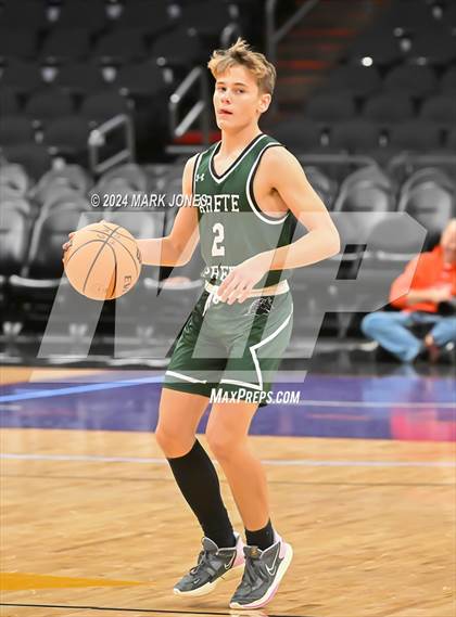 Thumbnail 3 in Arete Prep vs. Benjamin Franklin (Hoopin' It Up At The Arena) photogallery.