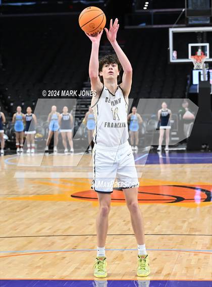 Thumbnail 2 in Arete Prep vs. Benjamin Franklin (Hoopin' It Up At The Arena) photogallery.