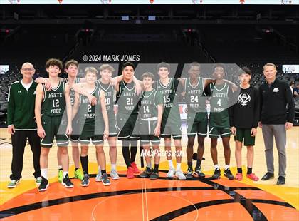Thumbnail 1 in Arete Prep vs. Benjamin Franklin (Hoopin' It Up At The Arena) photogallery.