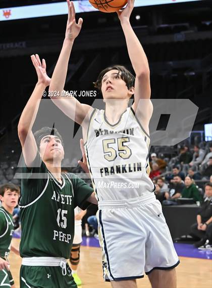 Thumbnail 3 in Arete Prep vs. Benjamin Franklin (Hoopin' It Up At The Arena) photogallery.