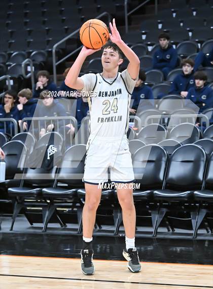 Thumbnail 1 in Arete Prep vs. Benjamin Franklin (Hoopin' It Up At The Arena) photogallery.