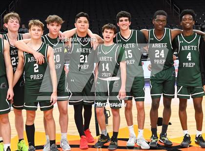 Thumbnail 2 in Arete Prep vs. Benjamin Franklin (Hoopin' It Up At The Arena) photogallery.