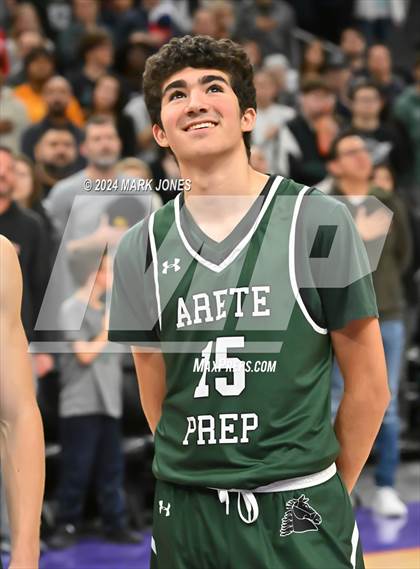 Thumbnail 3 in Arete Prep vs. Benjamin Franklin (Hoopin' It Up At The Arena) photogallery.