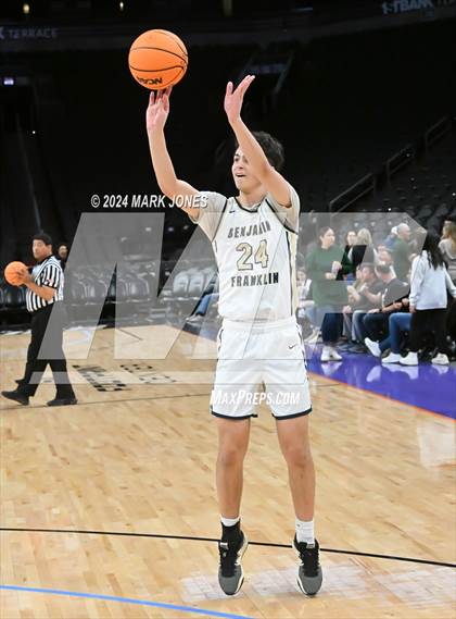Thumbnail 1 in Arete Prep vs. Benjamin Franklin (Hoopin' It Up At The Arena) photogallery.