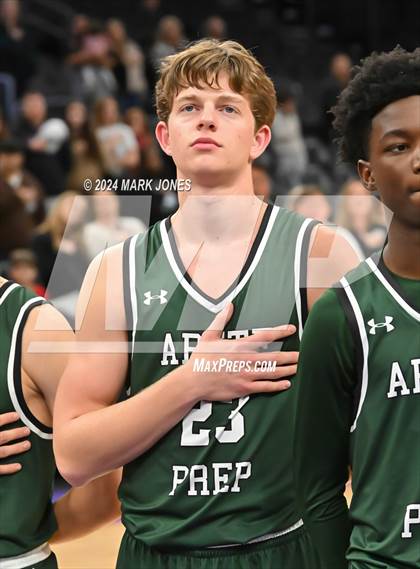 Thumbnail 2 in Arete Prep vs. Benjamin Franklin (Hoopin' It Up At The Arena) photogallery.