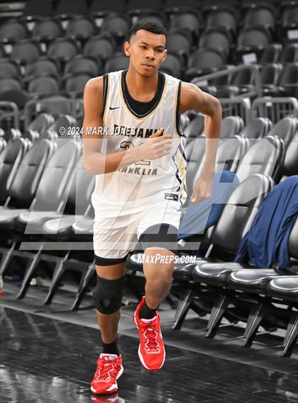 Thumbnail 3 in Arete Prep vs. Benjamin Franklin (Hoopin' It Up At The Arena) photogallery.