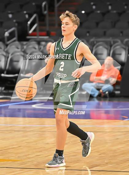 Thumbnail 2 in Arete Prep vs. Benjamin Franklin (Hoopin' It Up At The Arena) photogallery.