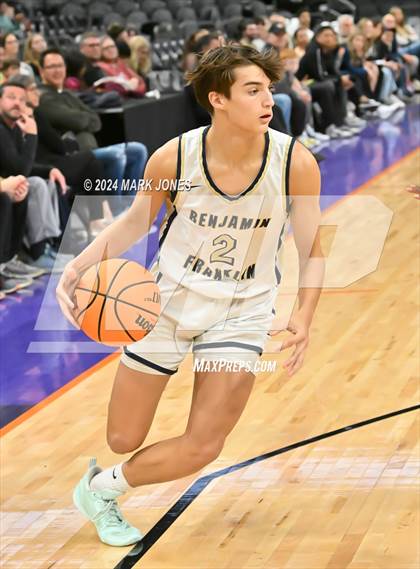 Thumbnail 1 in Arete Prep vs. Benjamin Franklin (Hoopin' It Up At The Arena) photogallery.