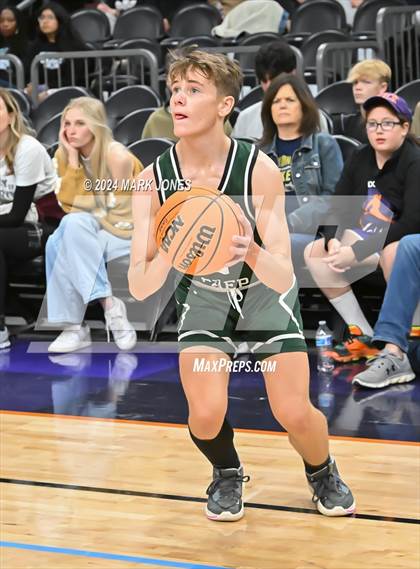 Thumbnail 2 in Arete Prep vs. Benjamin Franklin (Hoopin' It Up At The Arena) photogallery.