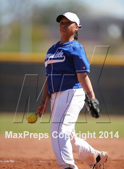 Thumbnail 1 in Nogales vs Sunnyside (Tucson High Badger Invitational) photogallery.