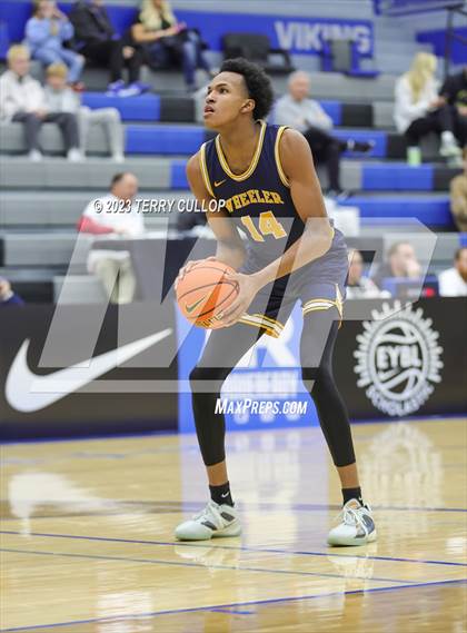 Thumbnail 2 in Rock Creek Christian Academy White vs. Wheeler (5 for the Fight National Hoopfest) photogallery.