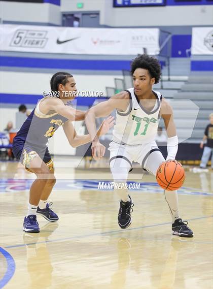Thumbnail 1 in Rock Creek Christian Academy White vs. Wheeler (5 for the Fight National Hoopfest) photogallery.