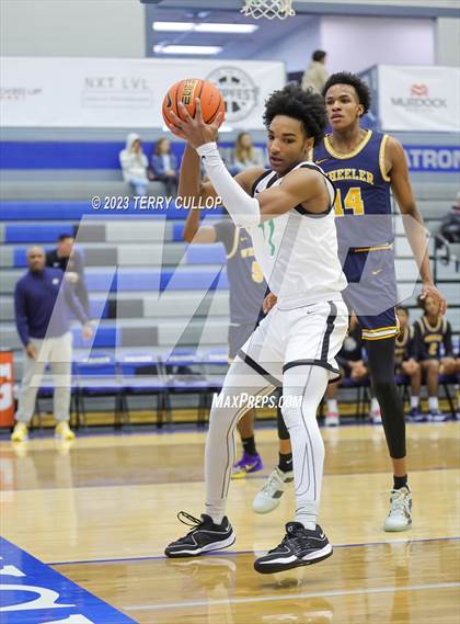 Thumbnail 1 in Rock Creek Christian Academy White vs. Wheeler (5 for the Fight National Hoopfest) photogallery.