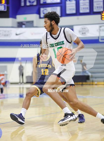 Thumbnail 3 in Rock Creek Christian Academy White vs. Wheeler (5 for the Fight National Hoopfest) photogallery.