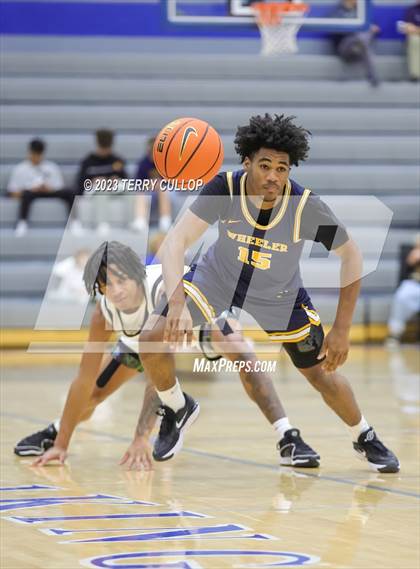 Thumbnail 3 in Rock Creek Christian Academy White vs. Wheeler (5 for the Fight National Hoopfest) photogallery.