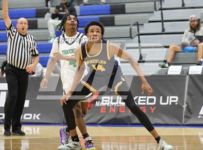 Thumbnail 3 in Rock Creek Christian Academy White vs. Wheeler (5 for the Fight National Hoopfest) photogallery.