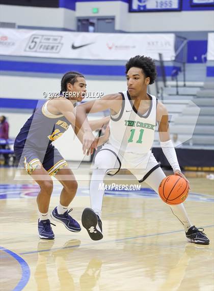 Thumbnail 2 in Rock Creek Christian Academy White vs. Wheeler (5 for the Fight National Hoopfest) photogallery.
