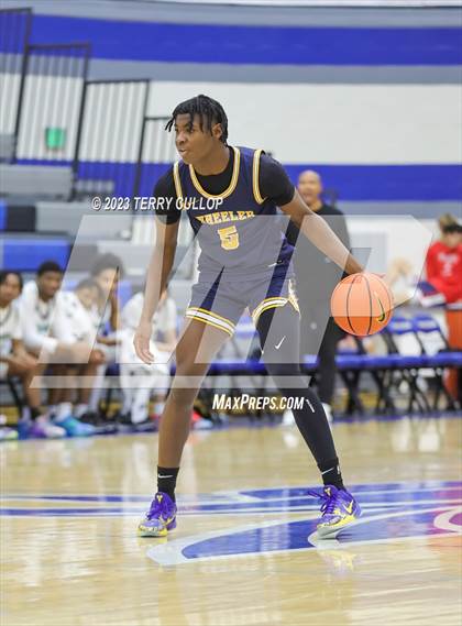 Thumbnail 3 in Rock Creek Christian Academy White vs. Wheeler (5 for the Fight National Hoopfest) photogallery.