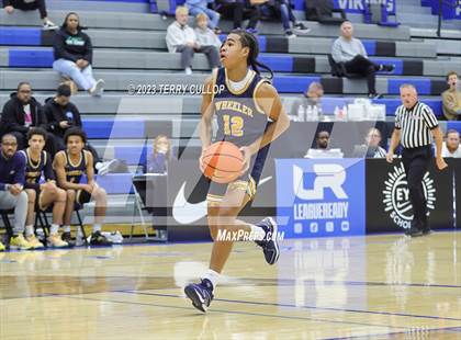 Thumbnail 3 in Rock Creek Christian Academy White vs. Wheeler (5 for the Fight National Hoopfest) photogallery.