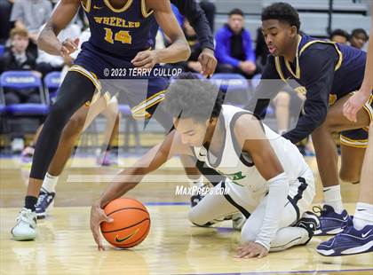 Thumbnail 3 in Rock Creek Christian Academy White vs. Wheeler (5 for the Fight National Hoopfest) photogallery.