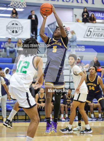 Thumbnail 2 in Rock Creek Christian Academy White vs. Wheeler (5 for the Fight National Hoopfest) photogallery.