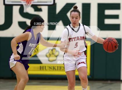 Thumbnail 3 in Notre Dame Prep vs. Arcadia (Feast Mode Thanksgiving Tournament) photogallery.