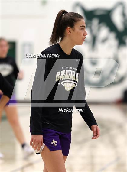 Thumbnail 2 in Notre Dame Prep vs. Arcadia (Feast Mode Thanksgiving Tournament) photogallery.