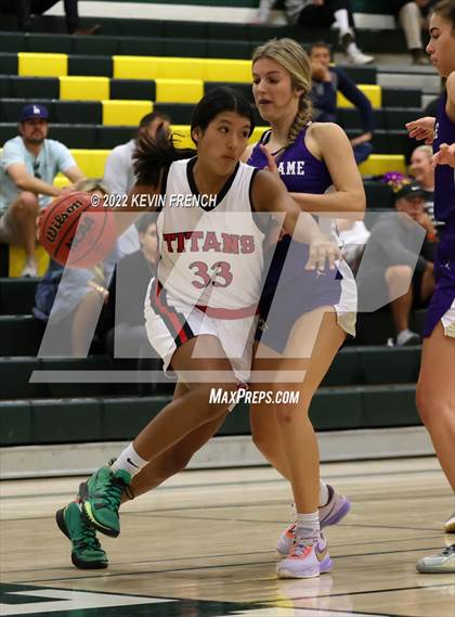 Thumbnail 3 in Notre Dame Prep vs. Arcadia (Feast Mode Thanksgiving Tournament) photogallery.