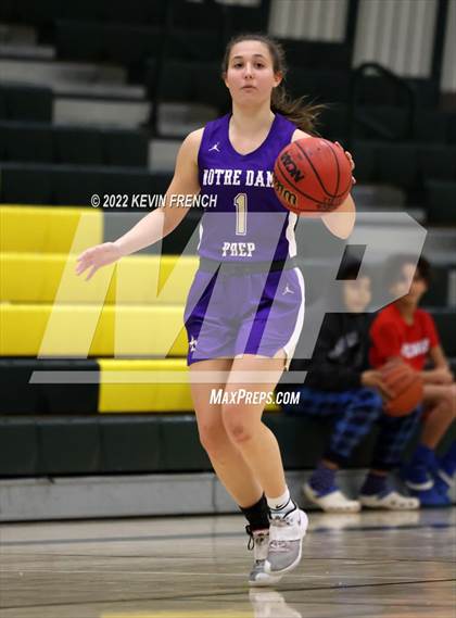 Thumbnail 2 in Notre Dame Prep vs. Arcadia (Feast Mode Thanksgiving Tournament) photogallery.