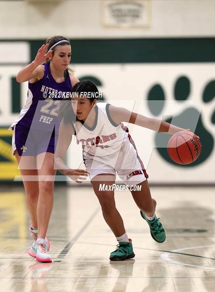 Thumbnail 3 in Notre Dame Prep vs. Arcadia (Feast Mode Thanksgiving Tournament) photogallery.