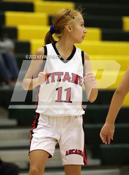 Thumbnail 2 in Notre Dame Prep vs. Arcadia (Feast Mode Thanksgiving Tournament) photogallery.