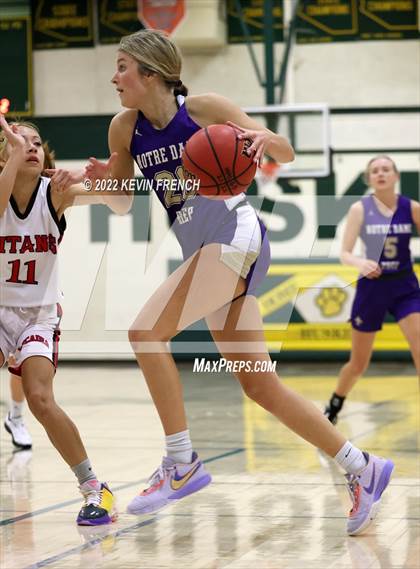 Thumbnail 3 in Notre Dame Prep vs. Arcadia (Feast Mode Thanksgiving Tournament) photogallery.