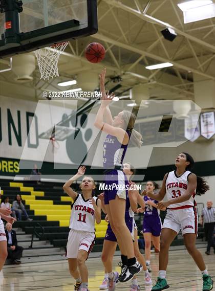 Thumbnail 2 in Notre Dame Prep vs. Arcadia (Feast Mode Thanksgiving Tournament) photogallery.