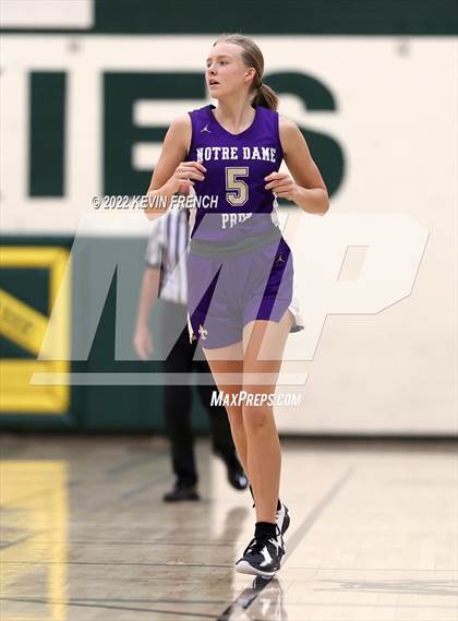 Thumbnail 2 in Notre Dame Prep vs. Arcadia (Feast Mode Thanksgiving Tournament) photogallery.