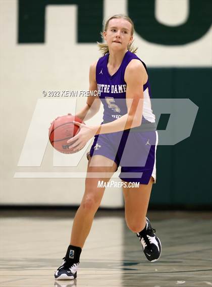 Thumbnail 2 in Notre Dame Prep vs. Arcadia (Feast Mode Thanksgiving Tournament) photogallery.