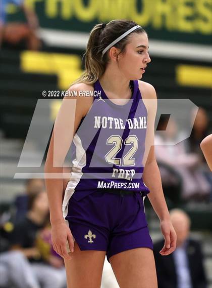 Thumbnail 3 in Notre Dame Prep vs. Arcadia (Feast Mode Thanksgiving Tournament) photogallery.