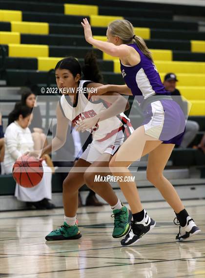 Thumbnail 2 in Notre Dame Prep vs. Arcadia (Feast Mode Thanksgiving Tournament) photogallery.