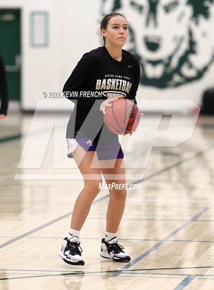 Thumbnail 3 in Notre Dame Prep vs. Arcadia (Feast Mode Thanksgiving Tournament) photogallery.