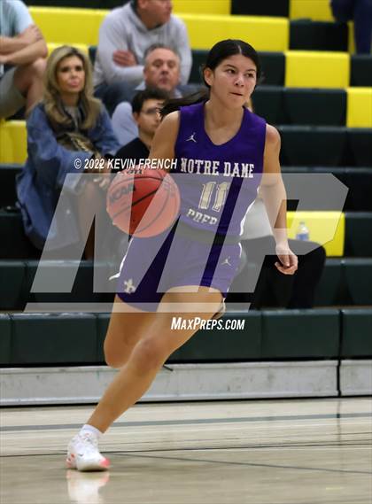 Thumbnail 3 in Notre Dame Prep vs. Arcadia (Feast Mode Thanksgiving Tournament) photogallery.