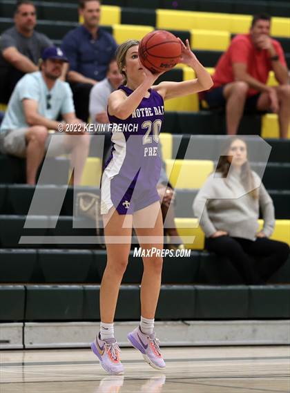 Thumbnail 1 in Notre Dame Prep vs. Arcadia (Feast Mode Thanksgiving Tournament) photogallery.