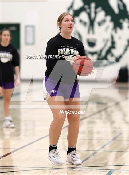Thumbnail 2 in Notre Dame Prep vs. Arcadia (Feast Mode Thanksgiving Tournament) photogallery.