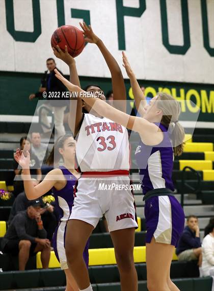 Thumbnail 3 in Notre Dame Prep vs. Arcadia (Feast Mode Thanksgiving Tournament) photogallery.