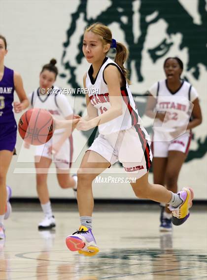 Thumbnail 2 in Notre Dame Prep vs. Arcadia (Feast Mode Thanksgiving Tournament) photogallery.