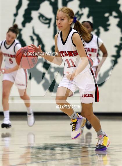 Thumbnail 1 in Notre Dame Prep vs. Arcadia (Feast Mode Thanksgiving Tournament) photogallery.