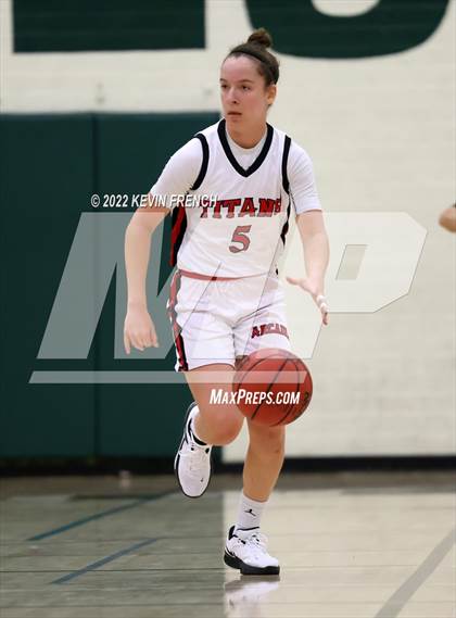 Thumbnail 2 in Notre Dame Prep vs. Arcadia (Feast Mode Thanksgiving Tournament) photogallery.