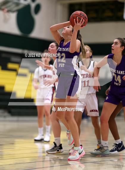 Thumbnail 3 in Notre Dame Prep vs. Arcadia (Feast Mode Thanksgiving Tournament) photogallery.