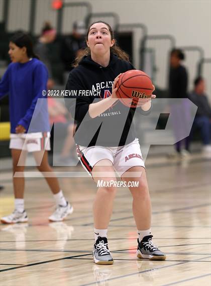 Thumbnail 2 in Notre Dame Prep vs. Arcadia (Feast Mode Thanksgiving Tournament) photogallery.